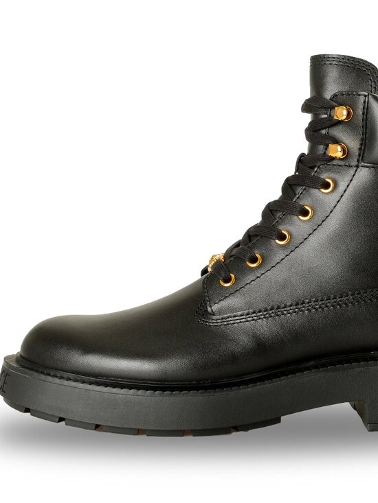 Versace Men\'s Black Leather Lace Up Boots Shoes US 8 IT 41 main image 8